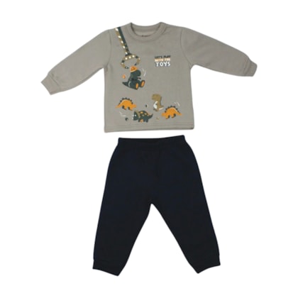 Agasalho Masculino Estampa Dinossauros 56312 - Brandili