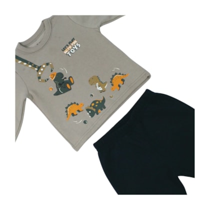 Agasalho Masculino Estampa Dinossauros 56312 - Brandili