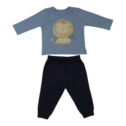 Agasalho Masculino Estampa Leão 56500 - Brandili