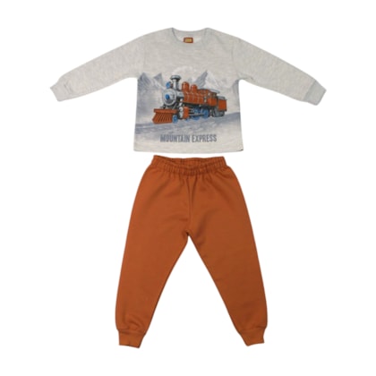 Agasalho Masculino Estampa Trem 1001577 - Kyly