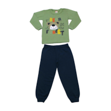 Agasalho Masculino Estampa Urso 160 - Cleomara 