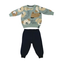 Agasalho Masculino Estampado Cachorros A8005 - Alakazoo