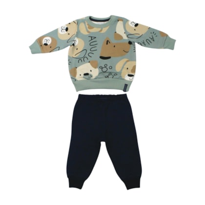 Agasalho Masculino Estampado Cachorros A8005 - Alakazoo