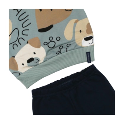 Agasalho Masculino Estampado Cachorros A8005 - Alakazoo