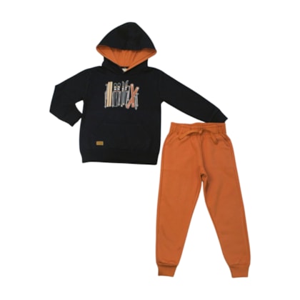 Agasalho Masculino Estampado com Capuz 2000830 - Milon