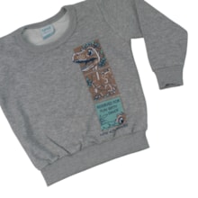 Agasalho Masculino Estampado Dinossauro 18756 - Teddy