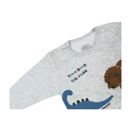 Agasalho Masculino Estampado Dinossauros 11106 - Bicho Bagunça