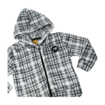 Agasalho Masculino Jaqueta Pelúcia Xadrez 26262 - Rollu