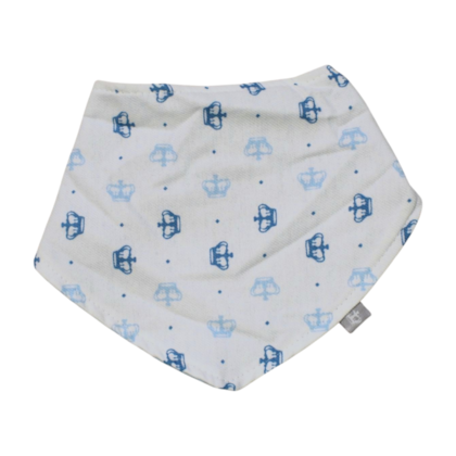 Babador Bandana Flanelado Dupla Face Coroa 532370 - Reininho Classic - Minarey