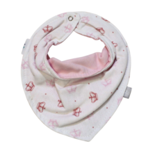 Babador Bandana Flanelado Dupla Face Coroa 532470 - Reininho Classic - Minarey