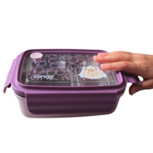 Bento Box com Divisória Gata Milky 3547 - Clingo 