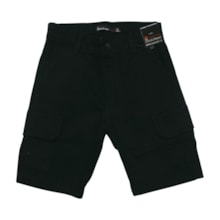 Bermuda Cargo Masculina Sarja com Ajuste no Cós 674 - Faos