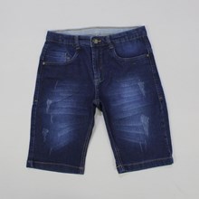 Bermuda Jeans com Regulagem na Cintura 1404016 - Clube do Doce