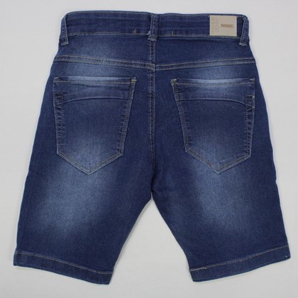 Bermuda Jeans com Regulagem no Cós 3312 - Paparrel
