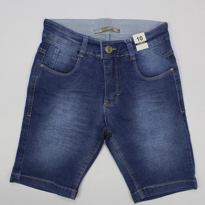 Bermuda Jeans com Regulagem no Cós 3312 - Paparrel