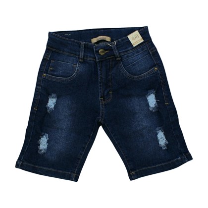 Bermuda Jeans com Regulagem no Cós 3415 - Paparrel