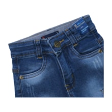 Bermuda Jeans Masculina com ajuste no Cós 603 - Faos
