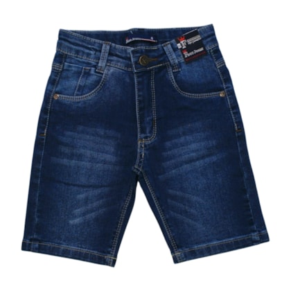 Bermuda Jeans Masculina com Ajuste no Cós 616 - Faos