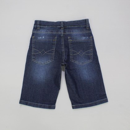 Bermuda Jeans Masculina com Ajuste no Cós 8126 - Via Onix