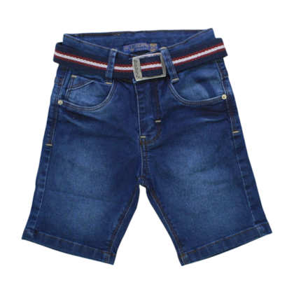 Bermuda Jeans Masculina com Cinto 7628 - Escapade 