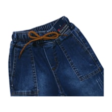 Bermuda Jeans Masculina com Cordão 869 - Faos  
