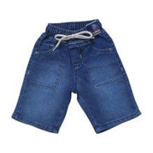 Bermuda Jeans Masculina com Elástico 748 - Faos 