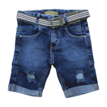 Bermuda Jeans Masculina com Regulagem no Cós 171009 - Bob Bandeira 