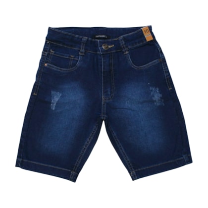 Bermuda Jeans Masculina com Regulagem no Cós 3614 - Paparrel 