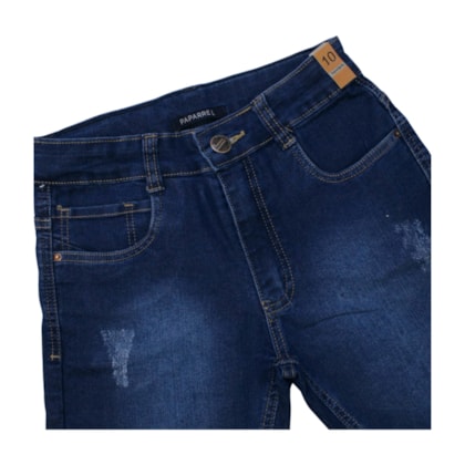 Bermuda Jeans Masculina com Regulagem no Cós 3614 - Paparrel 