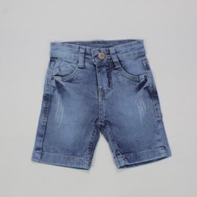 Bermuda Jeans Masculina com Regulagem no Cós 5594 - Via Onix