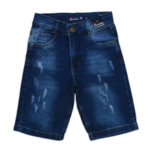 Bermuda Jeans Masculina com Regulagem no Cós 633 - Faos 