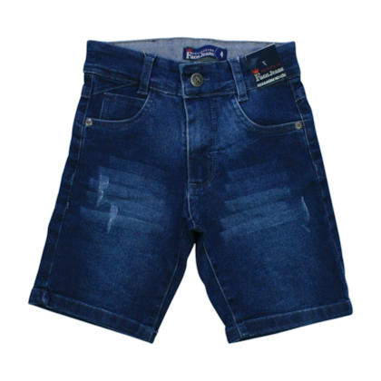 Bermuda Jeans Masculina com Regulagem no Cós 745 - Faos