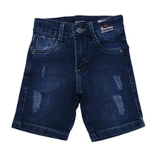 Bermuda Jeans Masculina com Regulagem no Cós 753 - Faos