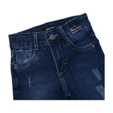 Bermuda Jeans Masculina com Regulagem no Cós 753 - Faos