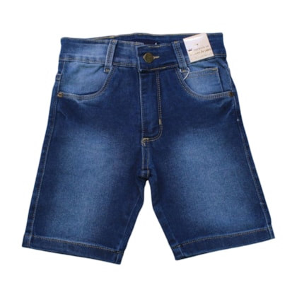 Bermuda Jeans Masculina com Regulagem no Cós 786 - Faos