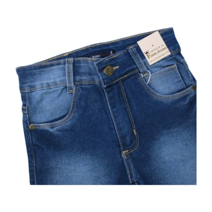 Bermuda Jeans Masculina com Regulagem no Cós 786 - Faos