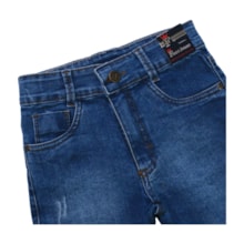 Bermuda Jeans Masculina com Regulagem no Cós 872 - Faos
