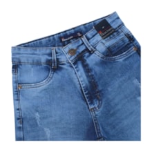 Bermuda Jeans Masculina com Regulagem no Cós 881 - Faos  