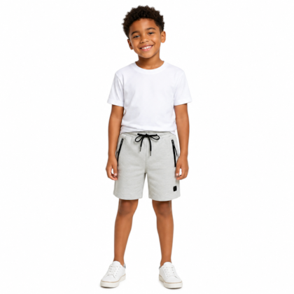 Bermuda Masculino Moletinho com Ziper 25419 - Two Colors 