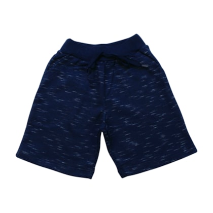 Bermuda Moletinho Mesclada com Bolso e Cordão 4359 - Bicho Bagunça