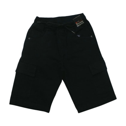 Bermuda Sarja Cargo Masculina com Cordão 662 - Faos