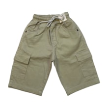 Bermuda Sarja Cargo Masculina com Cordão 662 - Faos
