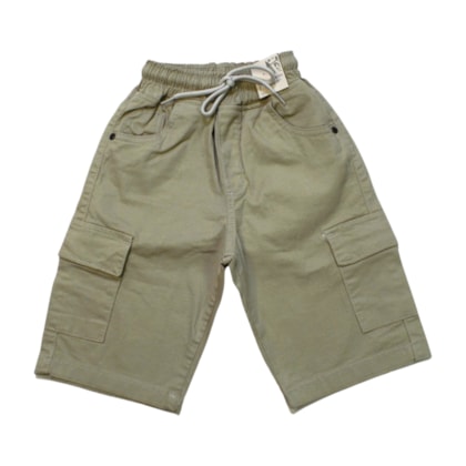 Bermuda Sarja Cargo Masculina com Cordão 662 - Faos