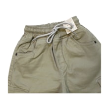 Bermuda Sarja Cargo Masculina com Cordão 662 - Faos