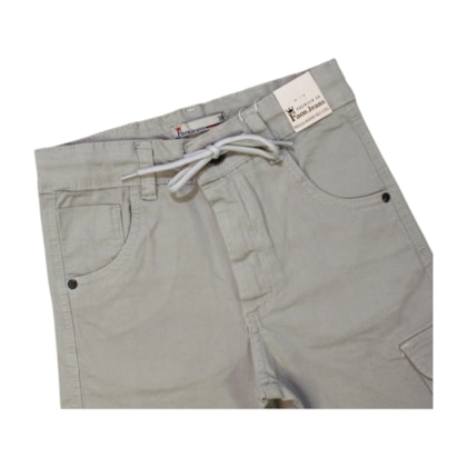 Bermuda Sarja Masculina Cargo com Regulagem no Cós 792 - Faos 