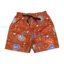 Bermuda Tactel Estampada Dinossauros 2376 - Bicho Bagunça