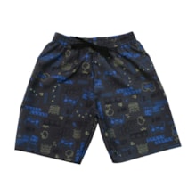 Bermuda Tactel Masculina Estampa Controle 4362 - Bicho Bagunça