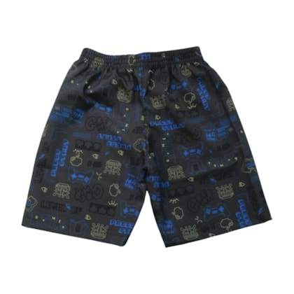Bermuda Tactel Masculina Estampa Controle 4362 - Bicho Bagunça