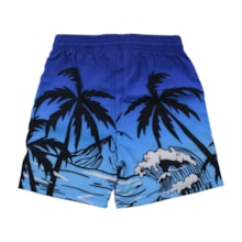 Bermuda Tactel Masculina Estampada Coqueiros 64071 - Everly