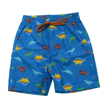 Bermuda Tactel Masculina Estampada Dinossauros 64040 - Everly